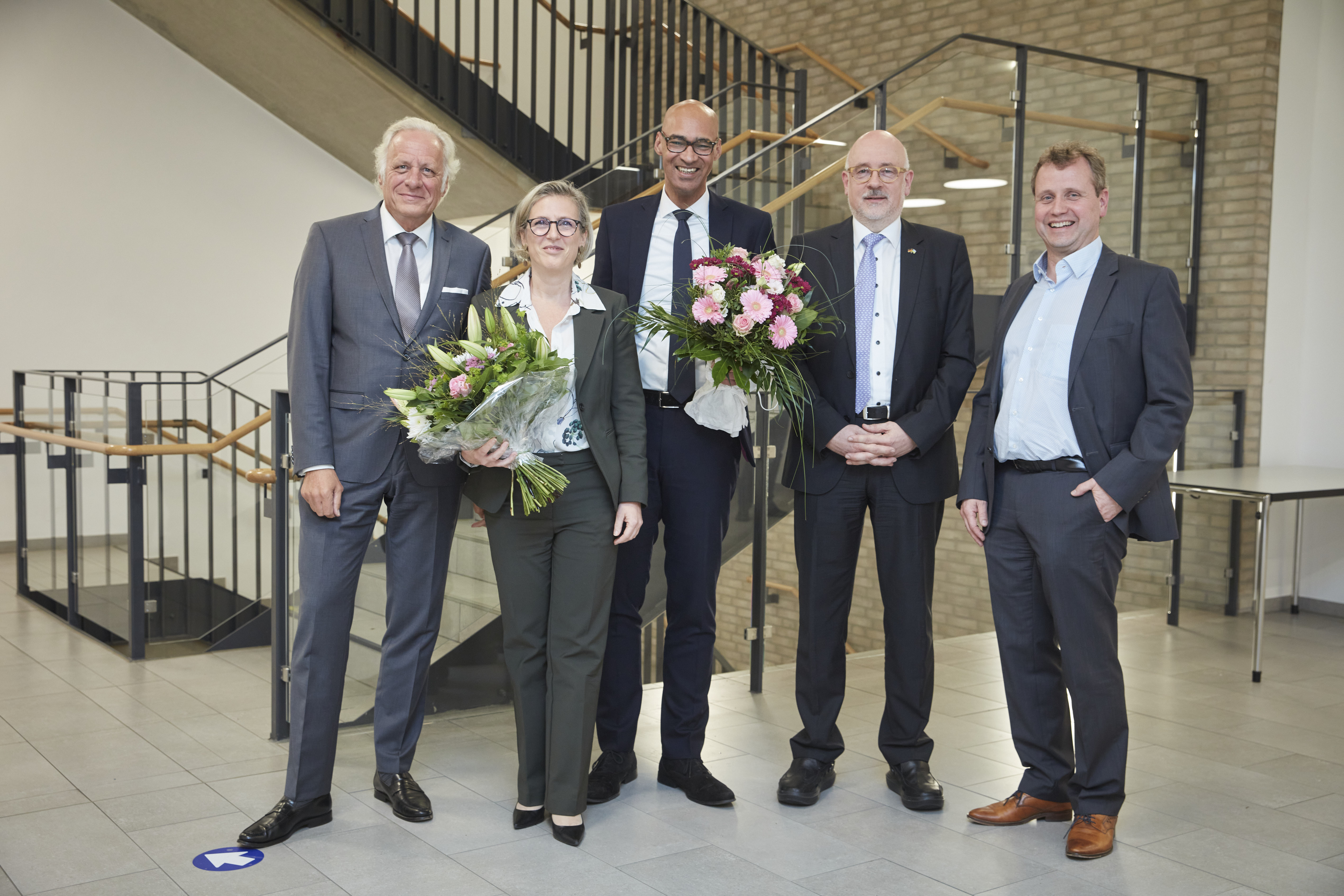 Walter Plassmann, Caroline Roos, John Afful, Dr. Dirk Heinrich, Dr. Björn Parey