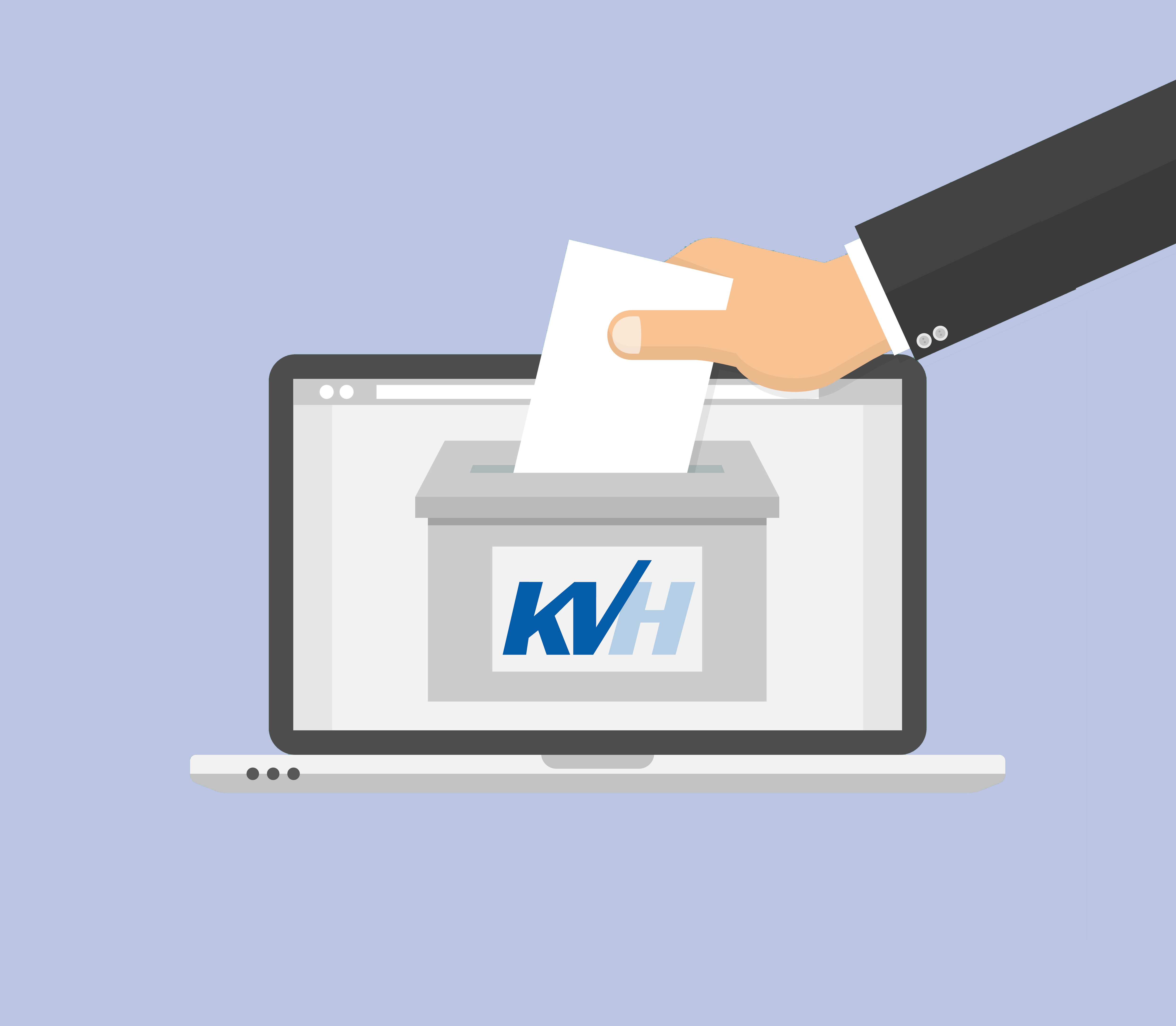 Wahl KVH online Wahl KVH online