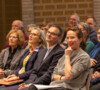 Historikerin Dr. Anna von Villiez, Ausstellungskurator Dr. Ulrich Prehn, die stellvertr. Vorstandsvorsitzende der KVH Caroline Roos und die Vizepräsidentin der Ärztekammer Hamburg PD Dr. Birgit Wulff (v. r.)
