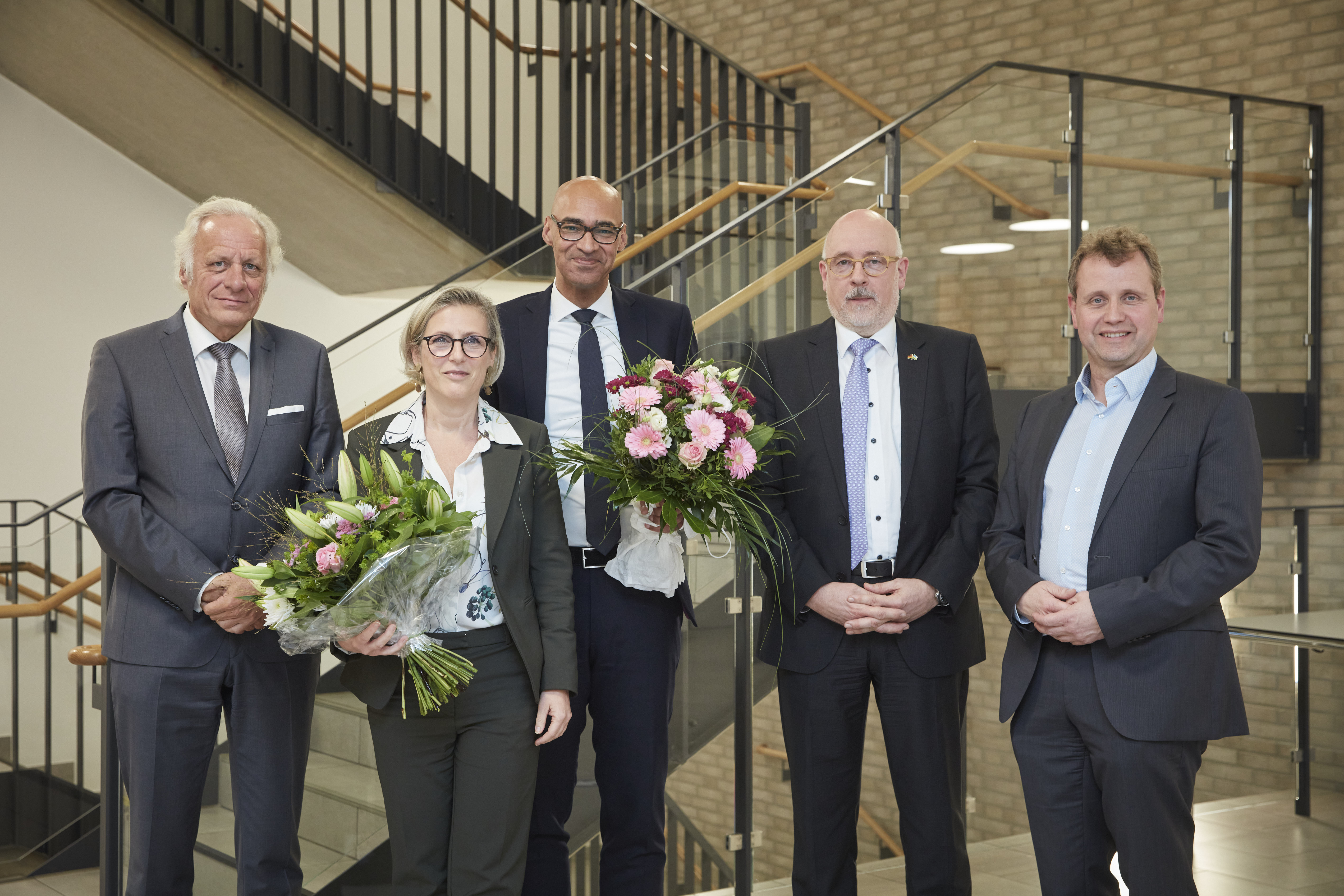 Walter Plassmann, Caroline Roos, John Afful, Dr. Dirk Heinrich, Dr. Björn Parey